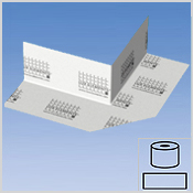 Sealing tape for inner corners