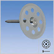 Screw with washer for wooden substrate
